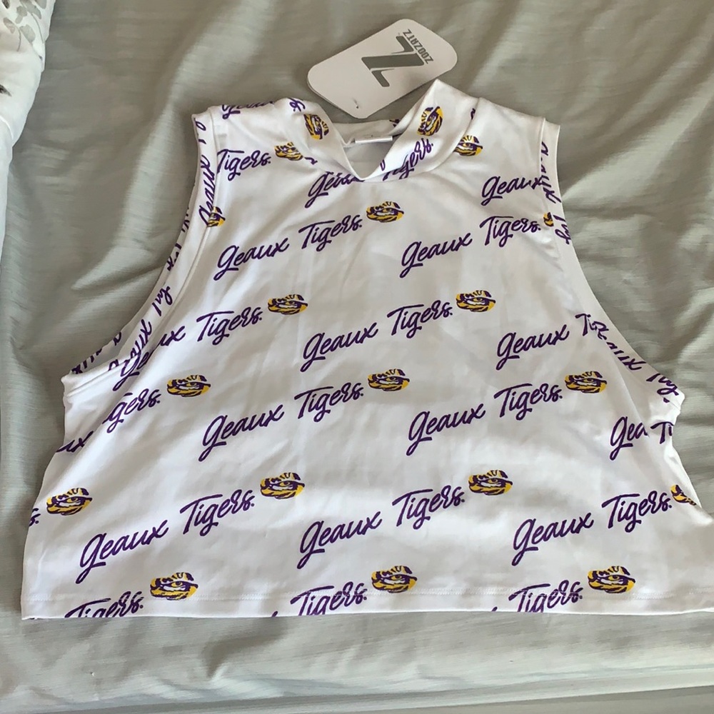 Brand new LSU crop top